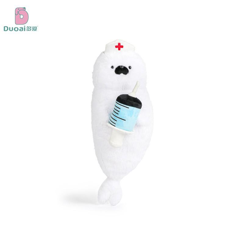 Cute Plush Sea Otter Seal Stuffed Animal Soft Pillow Comfort Sleep Birthday Gift
