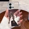 Phone Case For Vivo V25 Y35 Casing Luxury Cute Love Heart Rabbit Funny Pattern Transparent Silicone TPU Soft Shell Back Cover