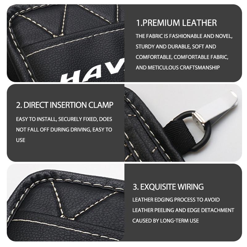 Car Storage Bag Air Outlet Dashboard Tidy Hanging Organizer Box For Haval H6 F7 H9 H2 Jolion F7X F7H H5 H7 H2S H8 H3 H4 H1 F5 M4