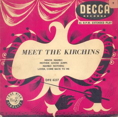 7inch Record KIRCHIN BAND (BASIL & IVOR) - Meet The Kirchins DFE6237 Decca 1955 UK Jazz Used