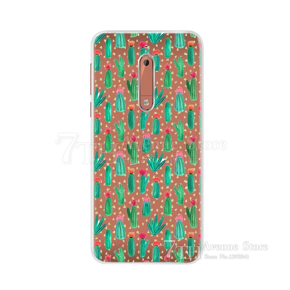 For Nokia 5 Case 5.2" Cartoon Soft Silicone TPU Phone Case For Nokia 5 Nokia5 Global Dual TA-1024 TA-1053 TA-1044 Back Cover