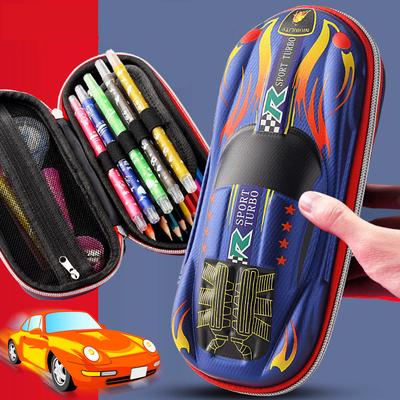 New Car Waterproof Large Capacity Boys Pencil Case EVA Material Pencil Case Multifunctional Stationery Box Female Cosmetic Bag