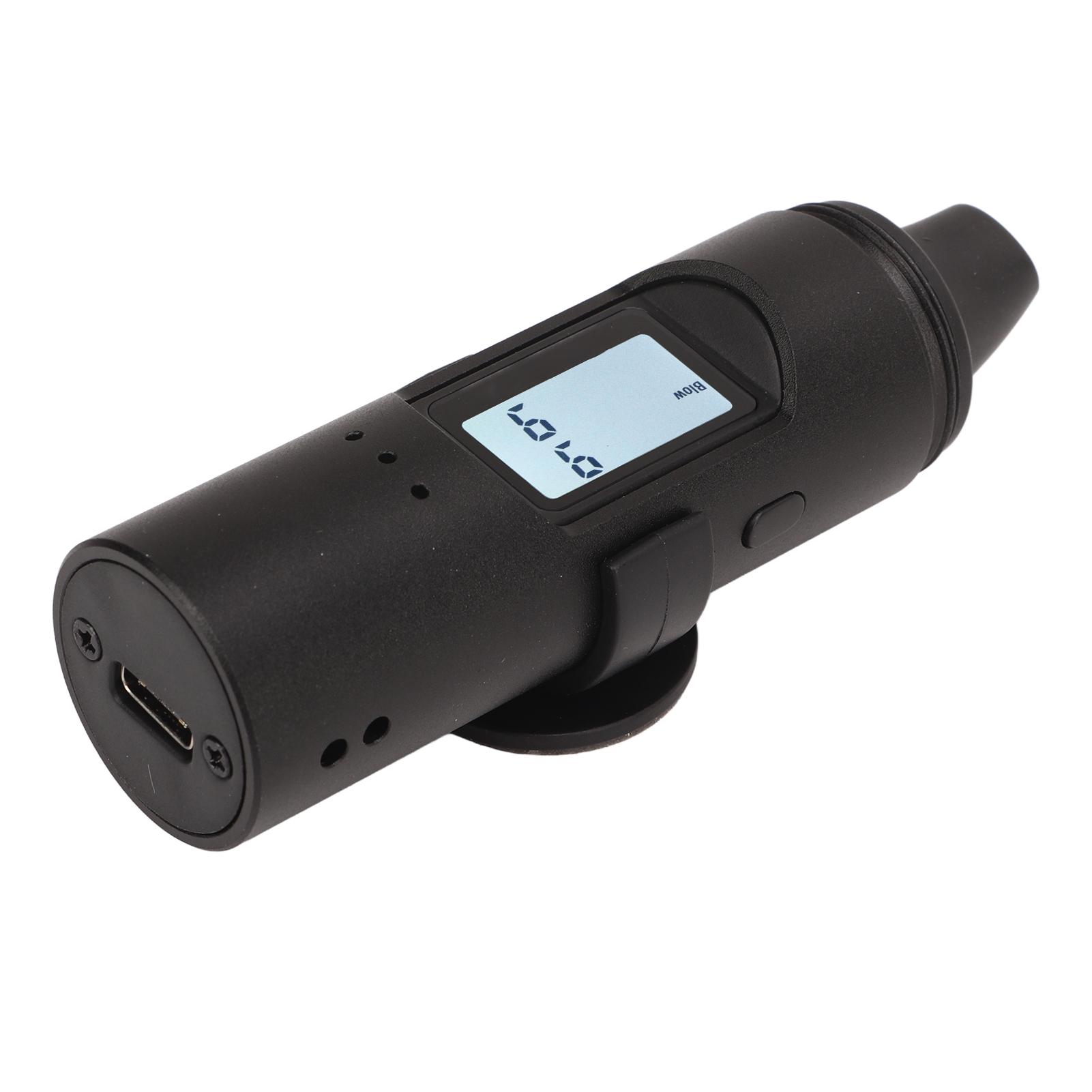 Portable Breath Tester Digital Breath Tester with Black English Screen Display for Professional Use Drivers Home Use