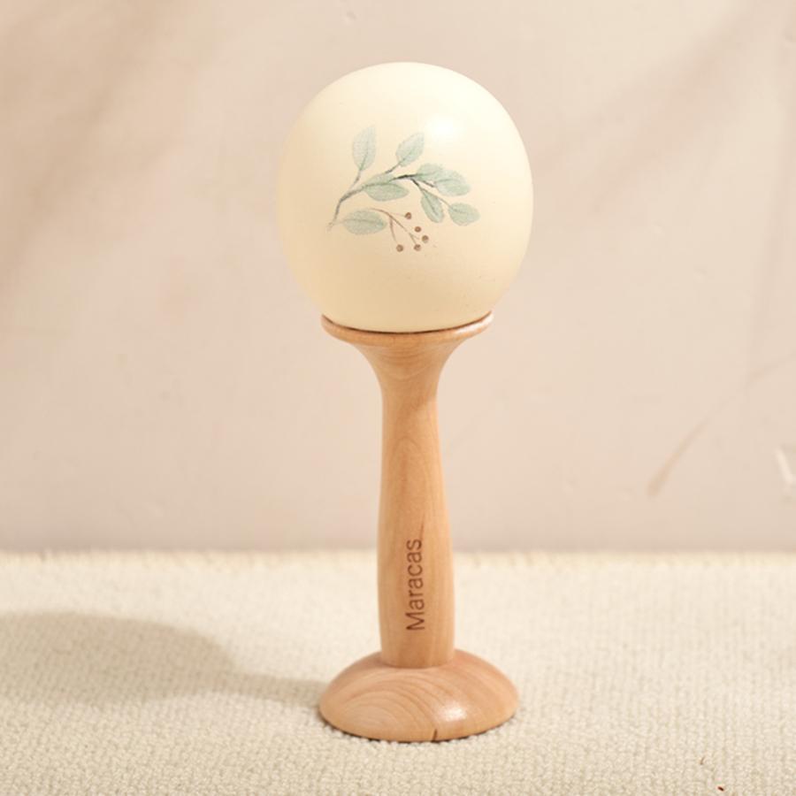 Kids Wooden Montessori Toys Musical Instruments Rattle Toys Wooden Squirrel Percussion Instruments Preschool Educational Toys