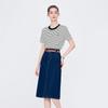 Navigare Women's Striped Knit Short Sleeve Top