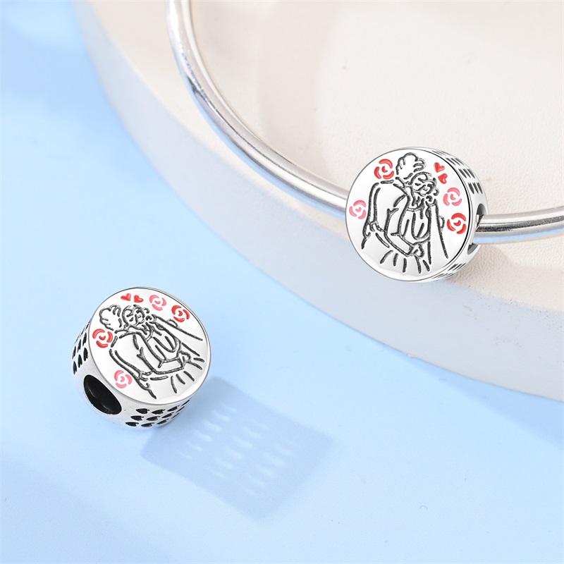 Copper Colorful Tree Of Life Family Pendant Charms Beads Fit Bracelets Diy Party Decoration Gifts Jewelry Accessory