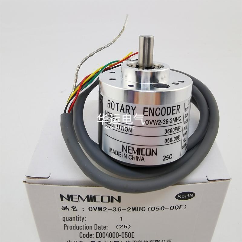 Genuine Nemicon OVW2-36-2MHC 050-00E Incremental Photoelectric Encoder - Original Spindle