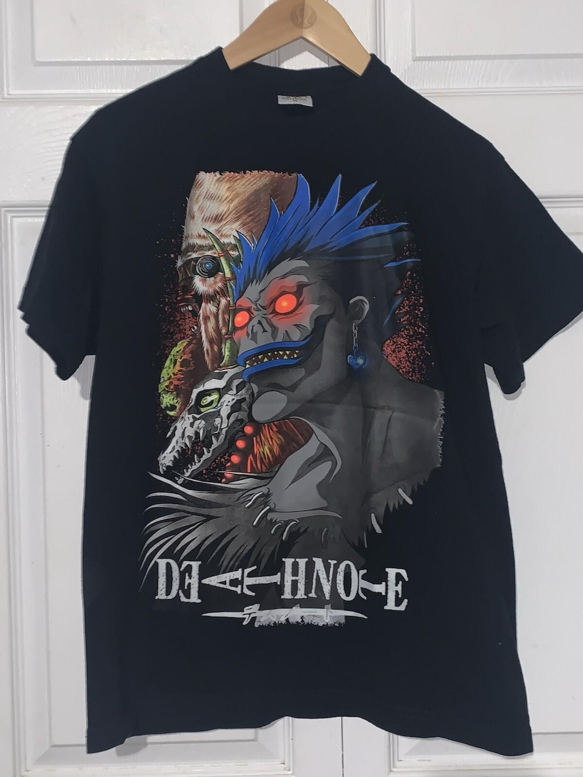 Death Note Anime Black T-Shirt Reprint Gift Fan Unisex Shirt AN63221 XXL