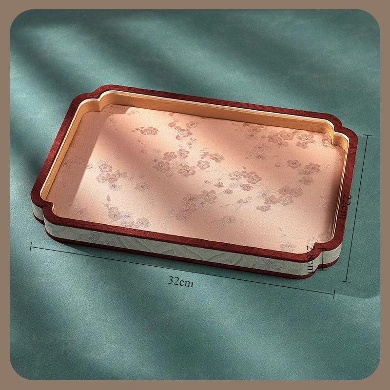 Retro Jewelry Displays Tray Exquisite Bracelet Showcase Pallet Jewelers Necklace Display Salver Counter Live Pictures Props