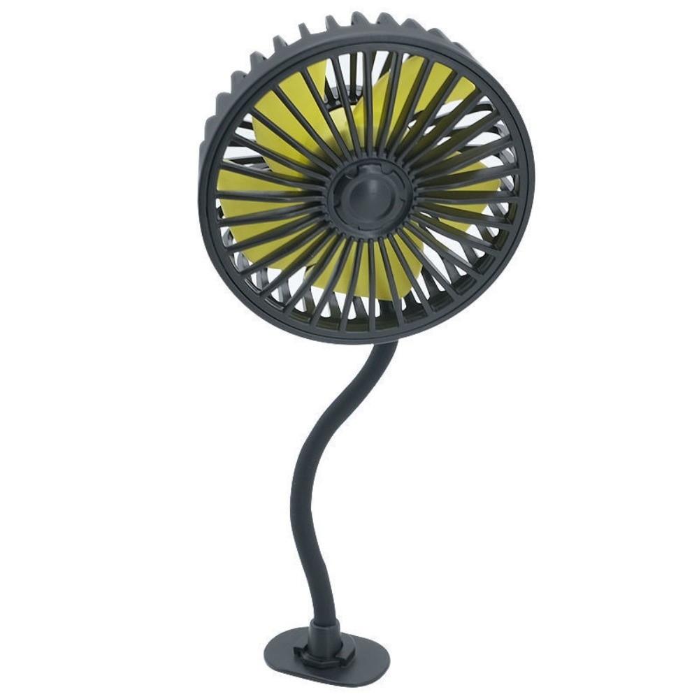 5 Fan Blades Car Back Seat Fan USB 360 Rotation Fan Auto Headrest Cooling Fan  Headrest Ventilation