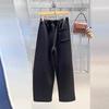 Spring 2026 Women's Elastic Waist Drawstring Straight Casual Pants, Style from the Mall (Model: 4GB254331)