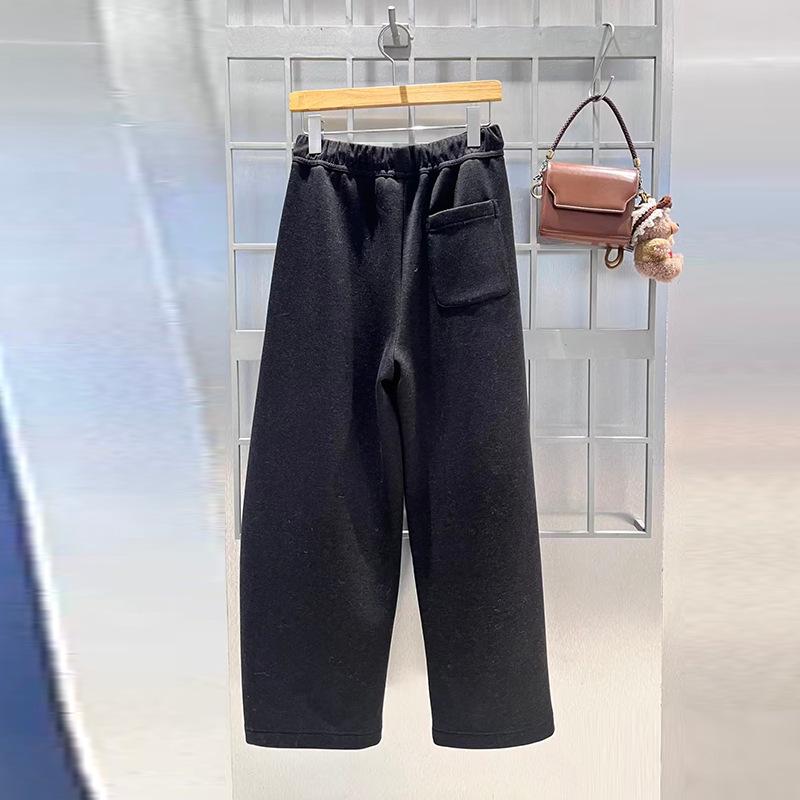 Spring 2026 Women's Elastic Waist Drawstring Straight Casual Pants, Style from the Mall (Model: 4GB254331)