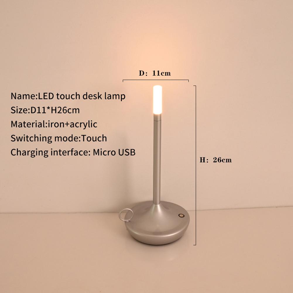 Luxury Table Lamp Modern Iron Art Usb Rechargeable Led Table Light For Outdoor Terrace Restaurant Bar