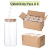 Korean Style Transparent Creative Cola Glass Cup, Juice & Drink Cup - Internet Celebrity Design