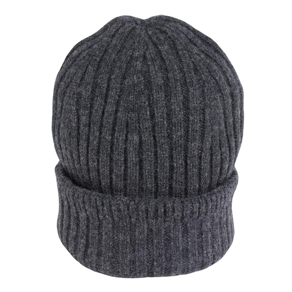 THE NORTH FACE Radial Wool Beanie (Unisex Knit Cap / KODENSHI Lining / Mixed Charcoal) Free / Head 56.5–59.5 cm