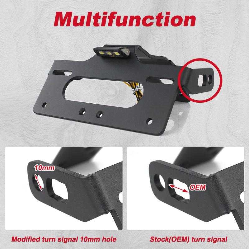 Motorcycle License Plate Holder Rear Tail Tidy Fender Eliminator Kit Fit For KTM 1390 Super Duke R /Evo 990 Duke 2024 2025