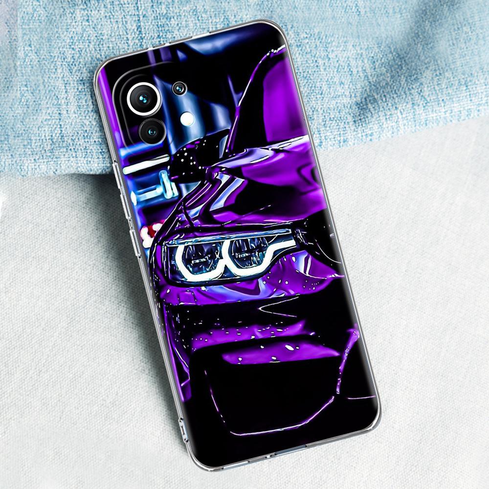 Blue Red JDM Sport Car For Poco X5 X3 NFC F5 F4 F3 M3 Phone Case For Xiaomi 12T 12 13 Lite 11 Ultra Mi 10T 5G 11X Pro 11T Cover