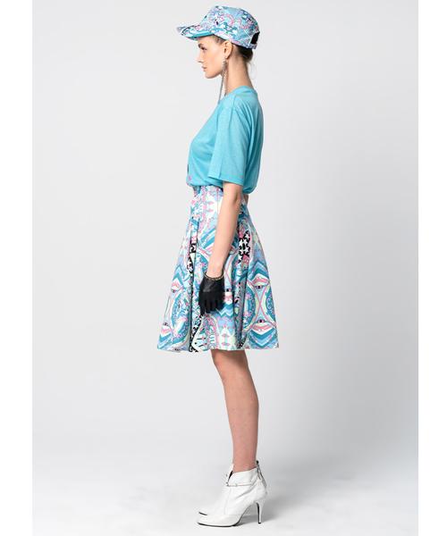 Greedius Circus Pony Print Skirt