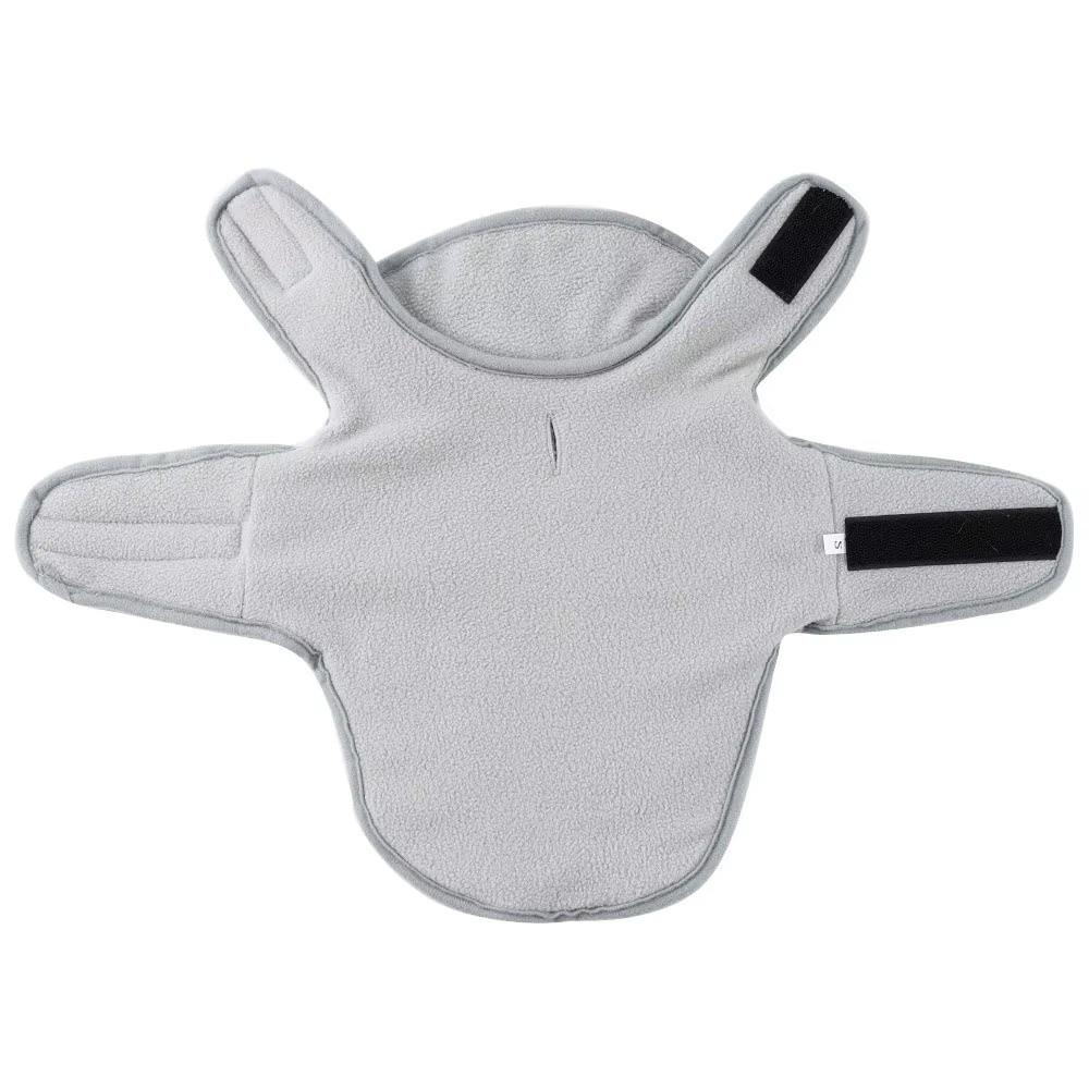 Cozy Wear Warm Fleece Dog Jacket Adjustable Fit Reversible Design Dog Vest D-ring Attachment Soft Pet Coat Winter Season