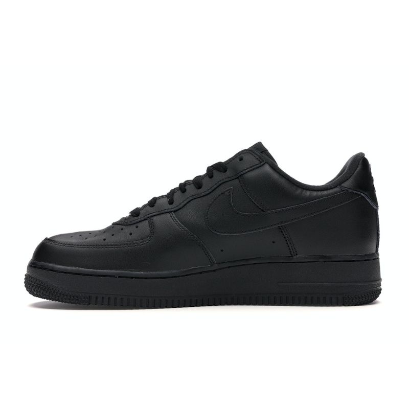 Nike Supreme x Air Force 1 Low Box Logo - Schwarze Unisex-Sneaker CU9225-001
