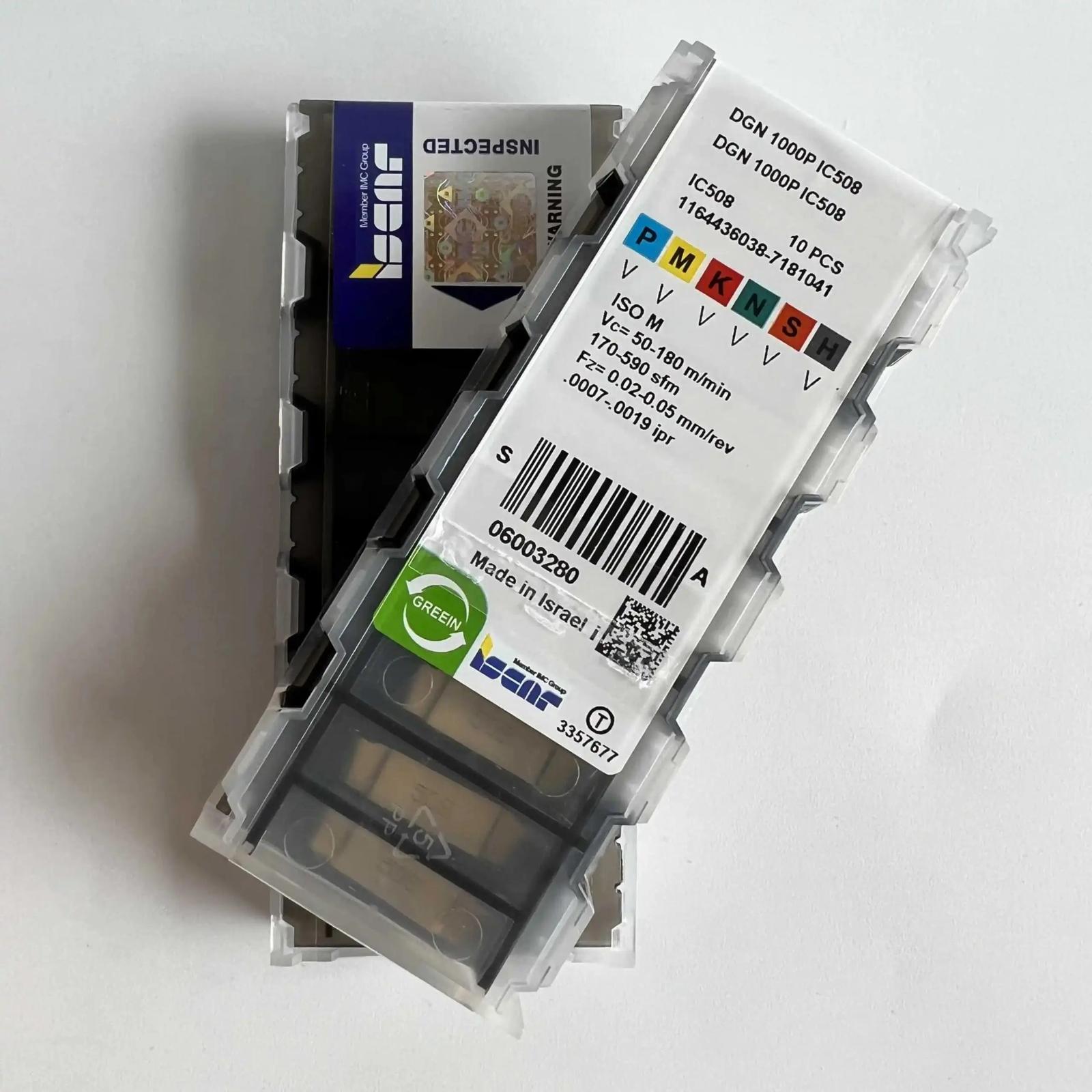 

ISCAR / DGN1000P IC508 /Industrial indexable carbide inserts 10 Pcs