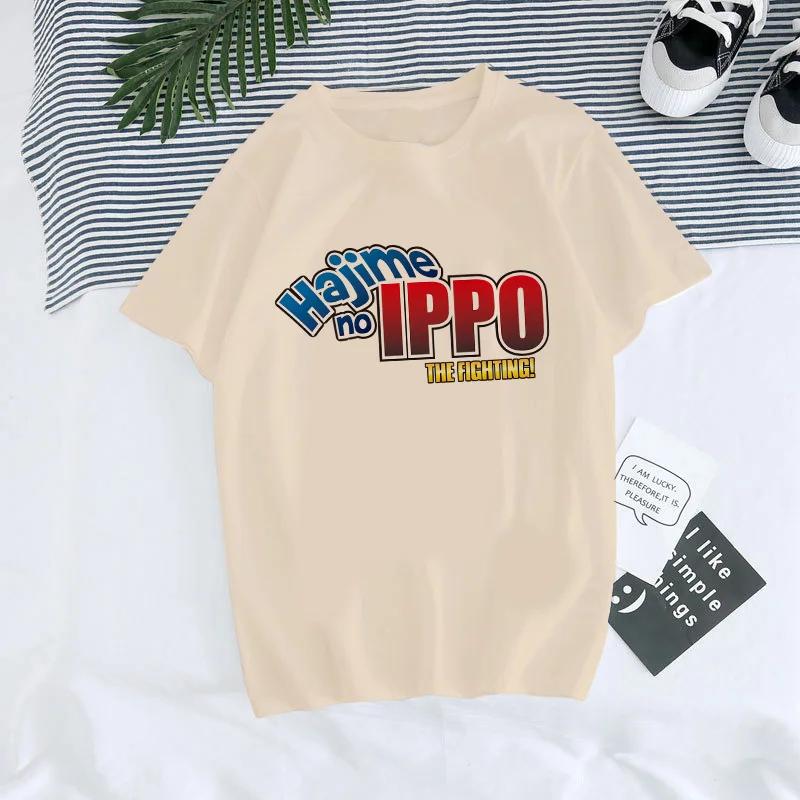 Hajime No Ippo Manga Y2k TShirt Japanese Anime Hip Hop Tee Top Men Women Makunouchi Takamura T-Shirt KGB Harajuku Tshirt Clothes