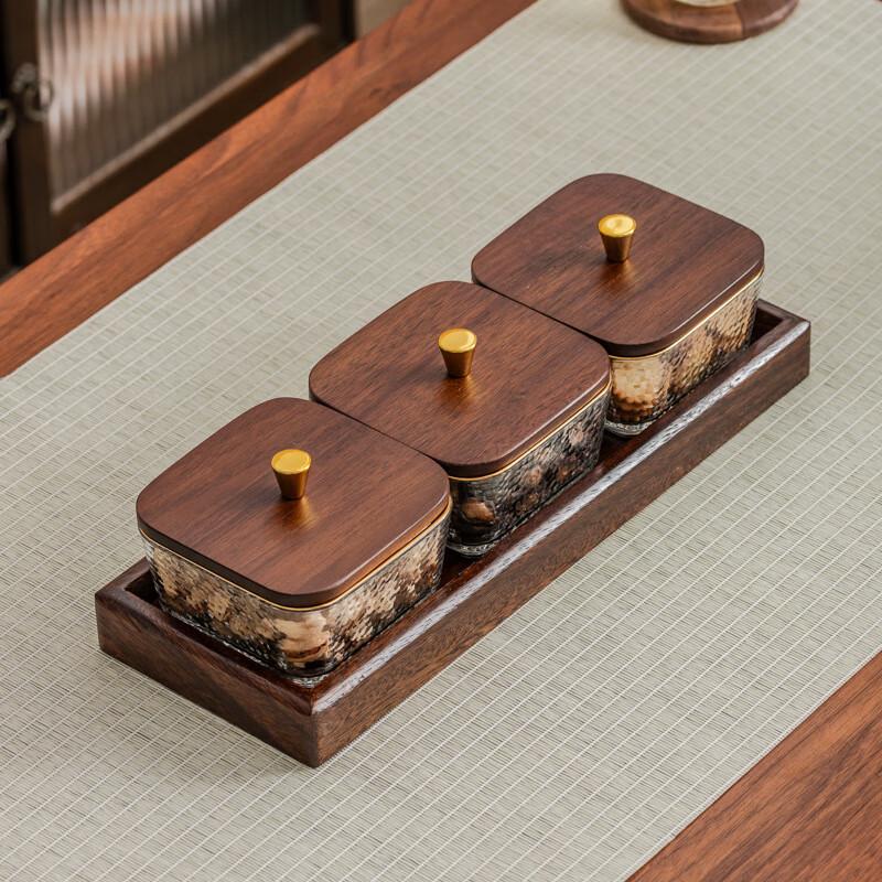 Jun Shiqi ME Divided Glass Serving Bowl Set