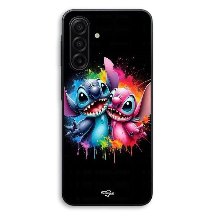 Cover Per Samsung Galaxy A17 Stitch Angelo pittura colorata Maniacase nero