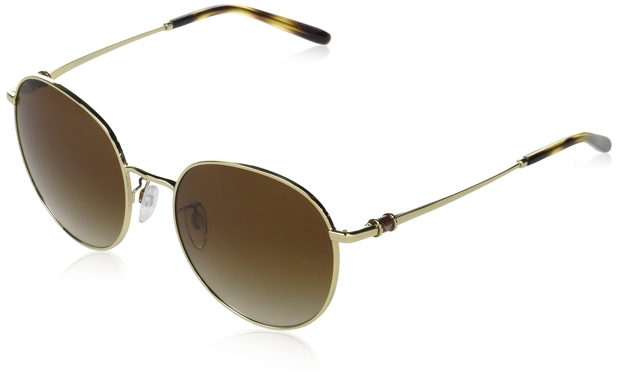 

Женские солнцезащитные очки Emporio Armani EA2121D Pale, размер 55, золотистые,