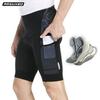 Men's Quick-Dry Breathable Cycling Underwear with Sponge Pad and Mesh Splicing