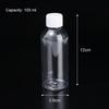 110Pcs Refillable Bottles 10Ml 20Ml 30Ml 50Ml 80Ml 100Ml Plastic Pet Clear Empty Seal Bottles Sample Containers With Screw Cap