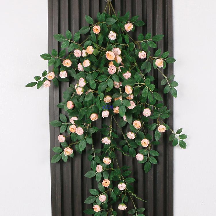 Rose Vine Artificial Wall Hanging Decor