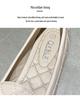 2026 Spring Women's Patent Leather Rhinestone Furry Loafers - Large Size, Velvet, Warm, Soft Sole