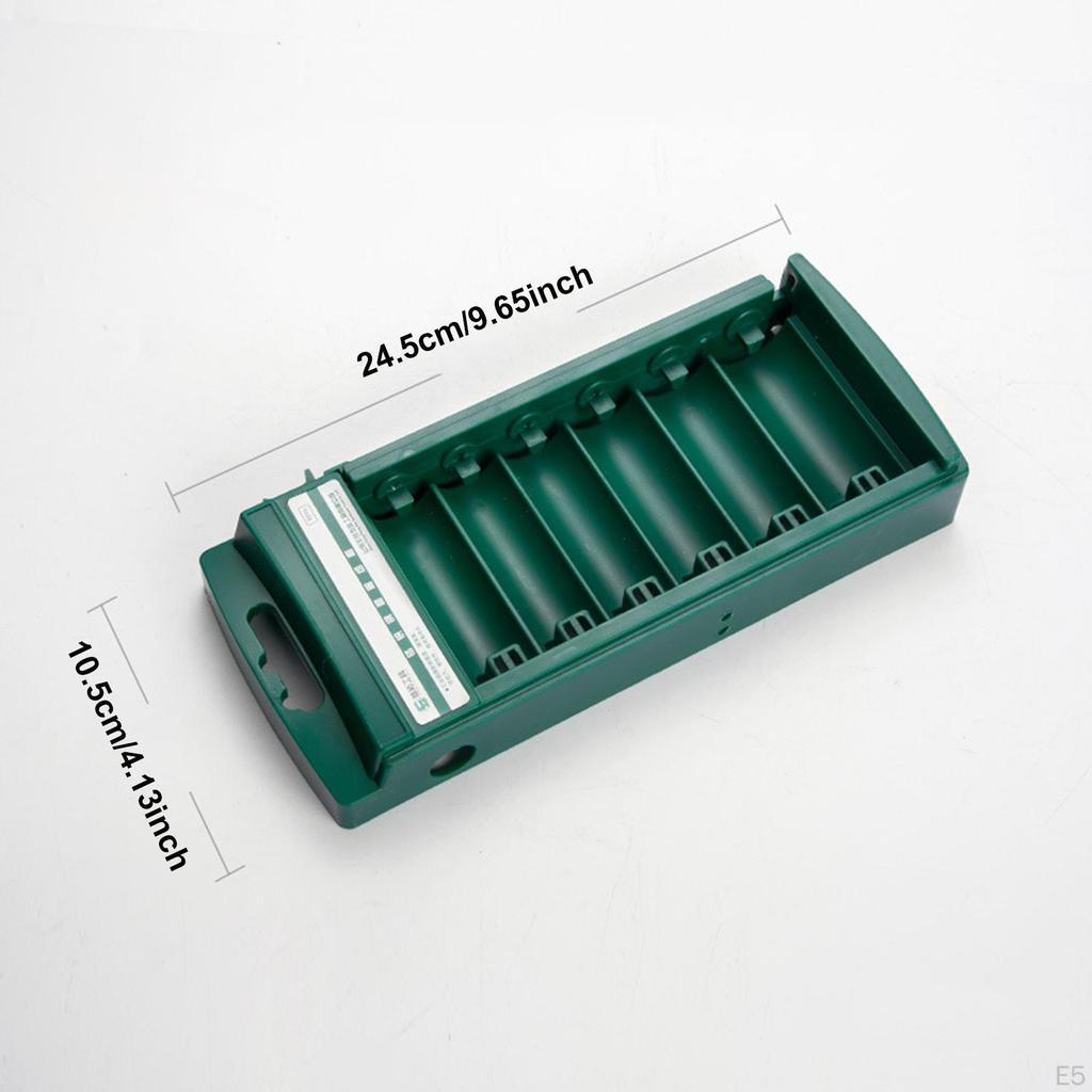 Sockets Organizer Box 1/2 inch Practical Convenient Garage Tool Holder for Electrician