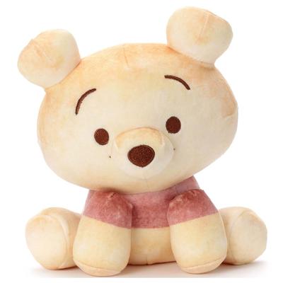 Takara Tomy Arts Disney Character Nui Pan Plush Toy S, Character Pan (Sitting) Pooh Plush Toy, Approximately 17cm Tall