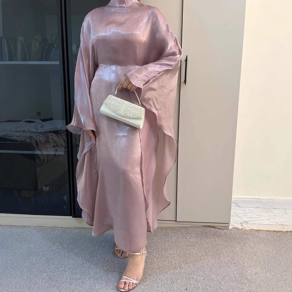 Spot New Middle East Arabic Dubai Long Dress Abaya Clothing Loose Casual Robe Dress Sub
