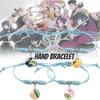 Superbe bracelet Demon Slayer Pierre du Temps Bleu Lac Design de Personnage d'Anime