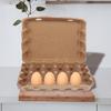 Alipis Paper Pulp Egg Cartons 24 Egg Containers Egg Tray Holder Egg Bulk Paper Carton Egg Crate for Kitchen Refrigerator Farmhouse Farm Market