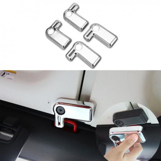 

Inner Hard Top Disassemble Switch Cover Trim Chrome For 2007-17 Jeep Wrangler JK