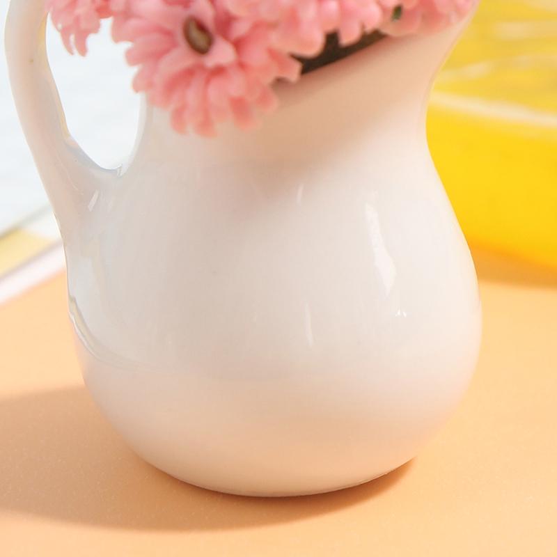 1:12 Dollhouse Miniature Flowers Fairy Garden Ornament Potted Plant Flowers Pot