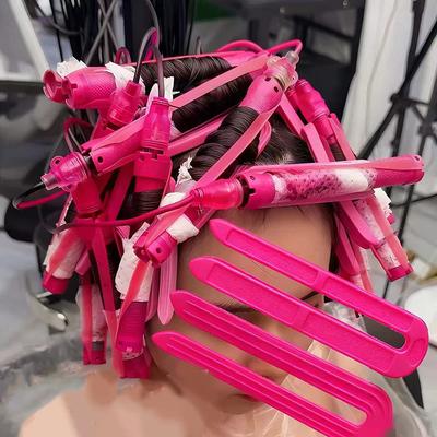 6/12Pcs U-shaped Insulation Clip High Temperature Salon Hair Perming Barber Perm Hair Pad Curly Accessory Styling Tools