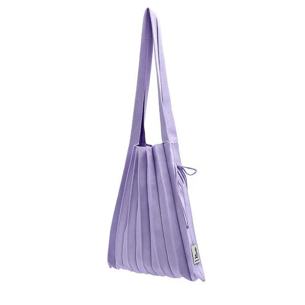 Lucky Pleats Knit M Lavender