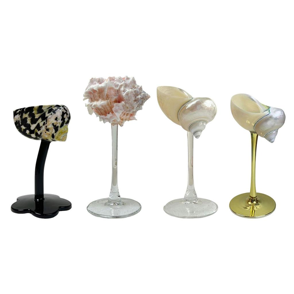 Conch Shell Champagne Glass Cup Home Decor Champagne Cup Goblet for Women Men Ad