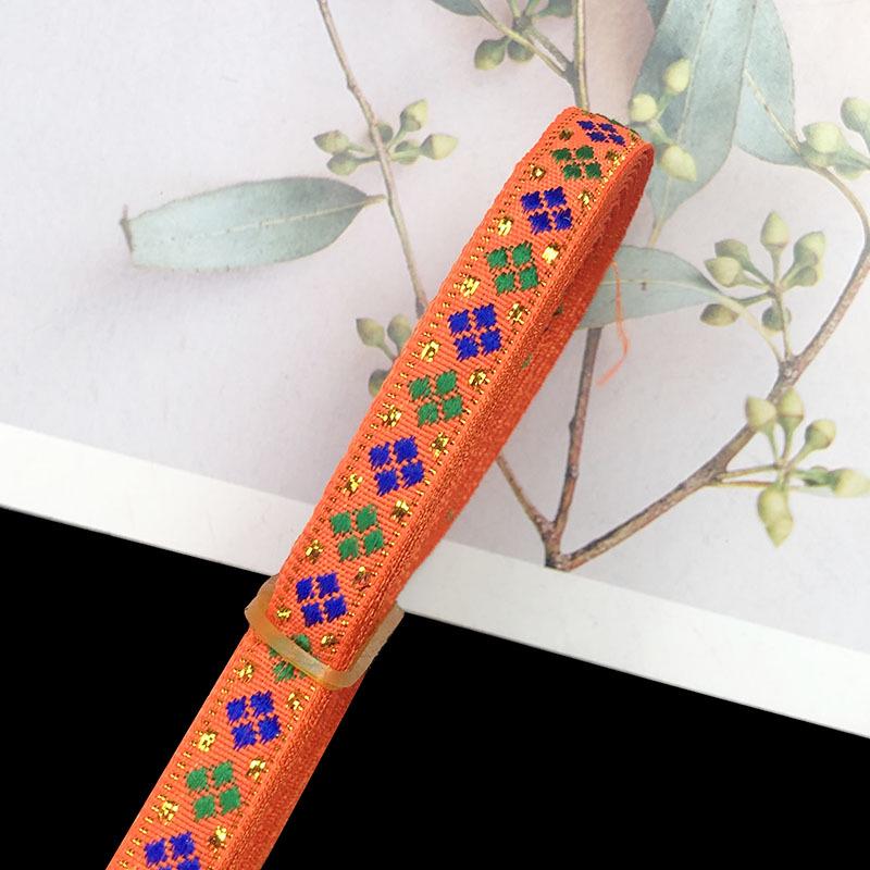 1cm Ethnic Embroidery Lace Trim for Dance Costume and Clothing Accessories