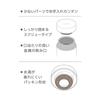 Thermos Vacuum Insulated Portable Mug 600ml White Easy to clean with minimal secure gasket stainless steel bottle WH - parts, screw-on closure,