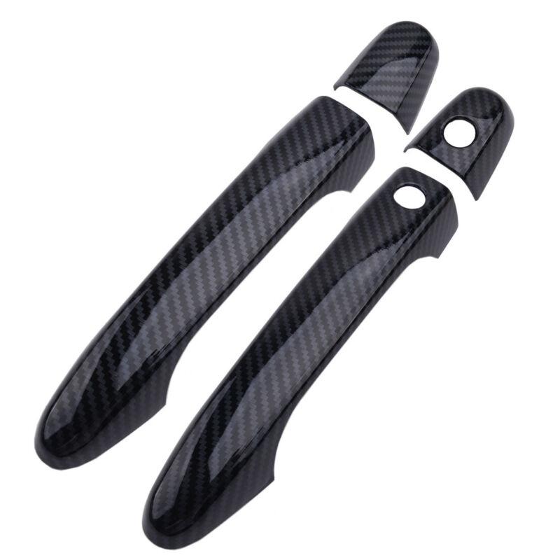 Car Door Handle Covers Trim For Honda CR-V CRV / Civic 2012 2013 2014 2015 2016 Chrome/Carbon Fiber Catch Cap