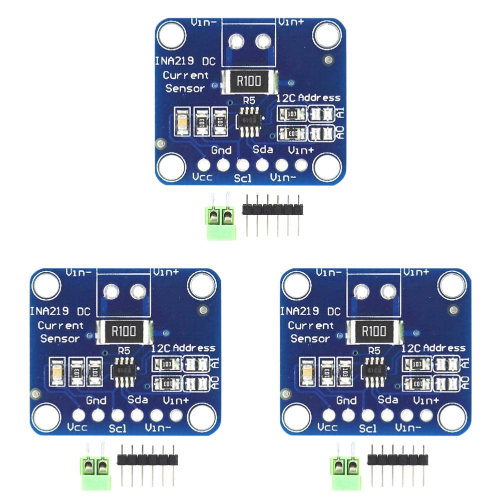 1-10ks MCU-219 INA219 I2C Modul pro obousměrné monitorování proudu a výkonu s nulovým driftem, 3V-5V napájení, Breakout modul