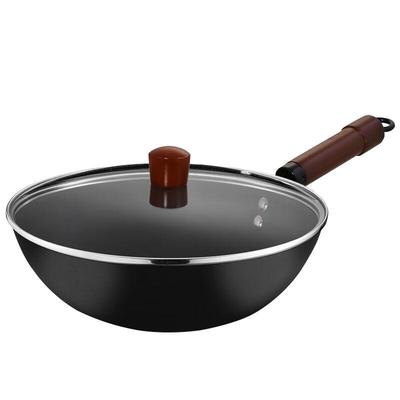 Healthy Wrought Iron 32cm Wok