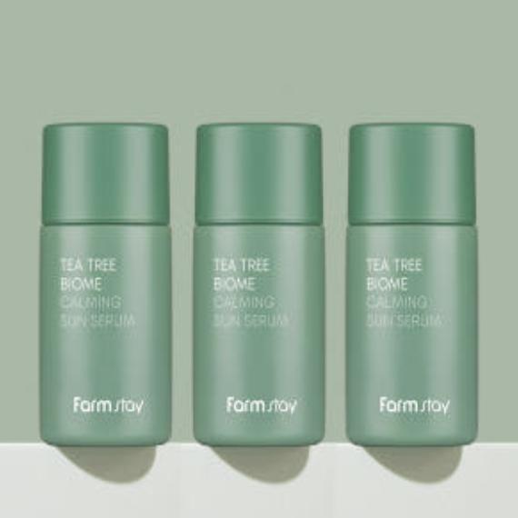 Farm stay Tea Tree Biome Calming Sun Serum (50ml / 1.69 fl.oz.) (3 Options)