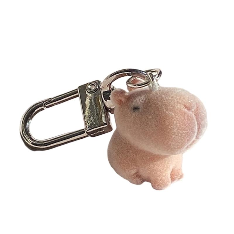 Lovely Adorable Alpacas Keychain Portable Resin Designs Decoration for Animal Lovers and Accessory Enthusiasts